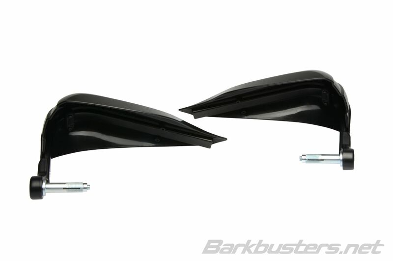 Suzuki Gsx800S [BARKBUSTERS] - Juego de guardamanos Storm Montaje con abrazadera de un solo punto - Extremo del manillar negro