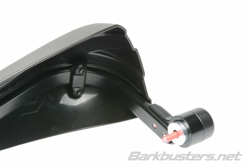 Ktm Duke 390 [BARKBUSTERS] - Juego Storm Hanguads Montaje con abrazadera de un solo punto - Extremo del manillar Negro
