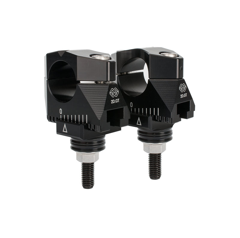 Indian Ftr 1200 [GILLES] - Soportes de manillar ajustables 2DGT Negro Indian FTR1200