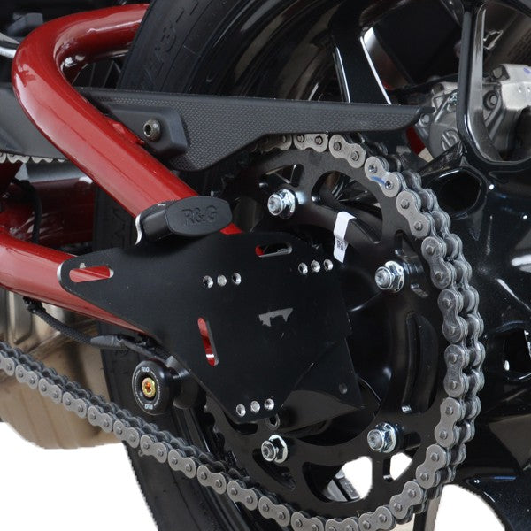 Indian FTR 1200 Sport [2024-2025] - Kennzeichenhalter (seitlich) - kleine Platte - Schwarz Indian FTR 1200
