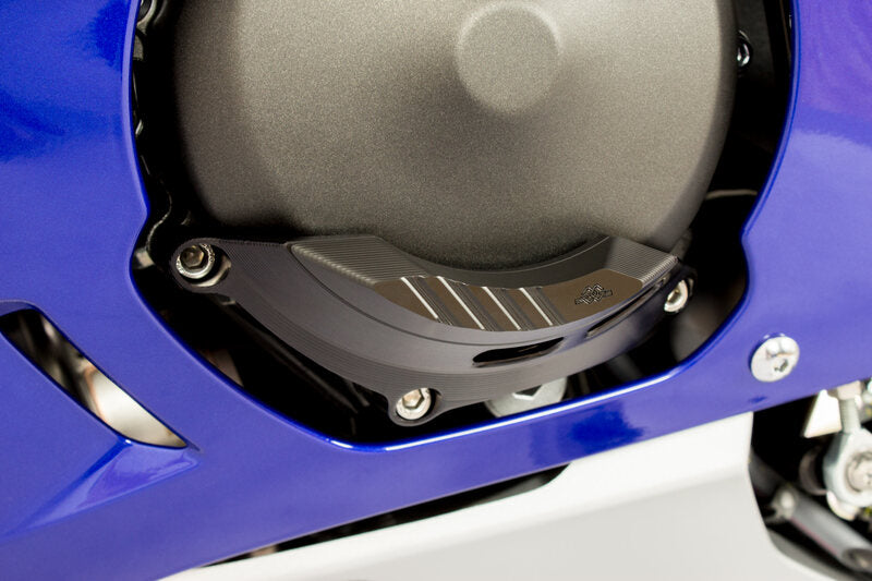Yamaha Yzf R6 [GILLES] - Protector Motor Izquierdo Tapa Cárter Negro Yamaha YZF-R6