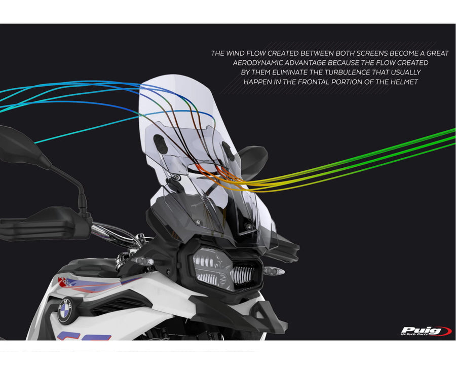 BMW F 750 GS [2024] – Cúpula orientable – Transparente