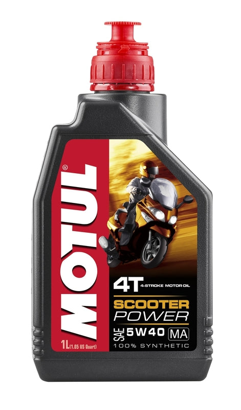 Aceite de motor 5W40 para scooter de 4 tiempos 1L [Motul]