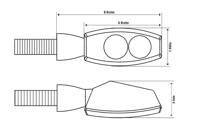 Yamaha Tenere 700 DM09 [Highsider] - Combinación de señal de espalda, luz de freno y señal de giro