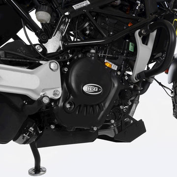Husqvarna SVARTPILEN 125 [2021-2023] - Protector Tapa Cárter Derecho (Embrague) Race Series - Negro Husqvarna Svartpilen 125