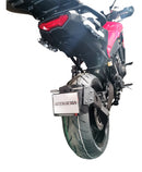 Yamaha Tracer 9 Y-Amt [DISEÑO DE ACCESO] - Soporte de matrícula ''Wheel Fitted'' Negro - Yamaha MT-09 Tracer/GT