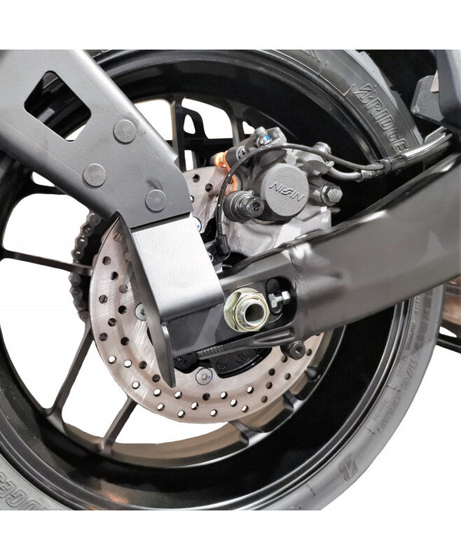 Yamaha Tracer 9 Y-Amt [DISEÑO DE ACCESO] - Soporte de matrícula ''Wheel Fitted'' Negro - Yamaha MT-09 Tracer/GT