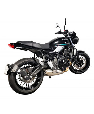 Kawasaki Z 650 [DISEÑO DE ACCESO] - Soporte de matrícula ''montado con ruedas'' - Negro Kawasaki Z650RS