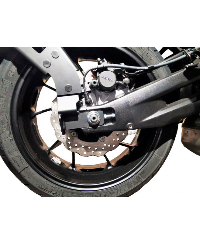 Yamaha Tracer 7 Tracer 7 Gt [DISEÑO DE ACCESO] - Soporte de matrícula ''Wheel Fitted'' Negro - Yamaha MT-07 Tracer