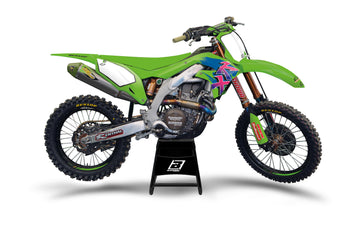 Kawasaki KX 250 (KX 250 R) [2005-2008] - Kit Graficos Retro - Kawasaki KX125/250