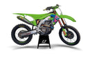 Kawasaki KX 250 (KX 250 M) [2003-2004] - Retro Graphic Kit - Kawasaki KX125/250