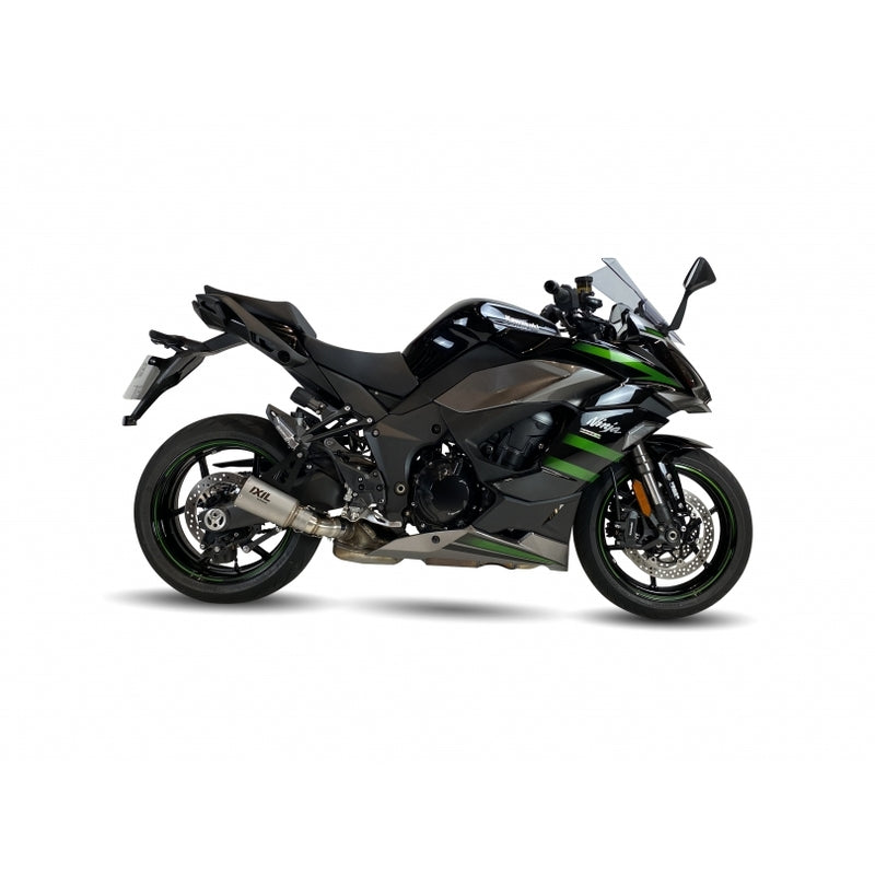 Kawasaki Ninja 1000 [IXIL] - Silenciador RC acero inoxidable / tapa final carbono - CK7294RC