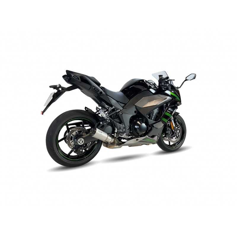 Kawasaki Ninja 1000 [IXIL] - Silenciador RC acero inoxidable / tapa final carbono - CK7294RC