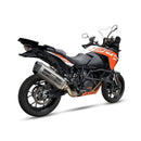 Ktm 1090 Adventure [IXIL] - Silenciador MXT acero inoxidable / tapa negra - EM3089SS