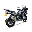 Bmw R 1250 Gs Adventure [IXIL] - Silenciador MXT acero inoxidable / tapa negra - EB5095SS-3