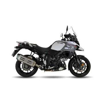 Suzuki V-Strom 1000 Abs [IXIL] - Silenciador MXT acero inoxidable / tapa negra - ES8084SS