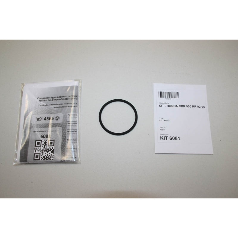 Honda Cbr 900 [IXIL] - Silenciador hexoval acero inoxidable negro / tapa final acero inoxidable negro - OH6081VSE