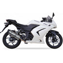 Kawasaki Ninja 250 [IXIL] - Silenciador hexoval acero inoxidable negro / tapa final acero inoxidable - OK7034VSE