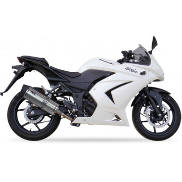 Kawasaki Ninja 250 [IXIL] - Silenciador hexoval acero inoxidable negro / tapa final acero inoxidable - OK7034VSE