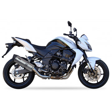 Kawasaki Z 750 ABS Z750M [2007-2012] - Silenciador hexoval acero inoxidable / tapa negra