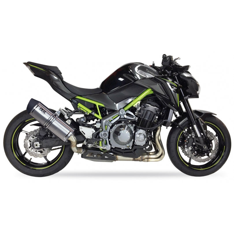 Kawasaki Z 900 ABS ZR900B [2017-2019] - Silenciador hexoval acero inoxidable / tapa negra