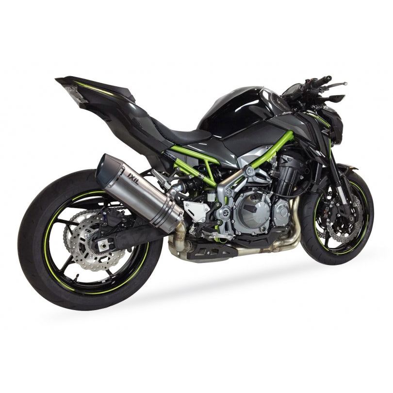Kawasaki Z 900 ABS ZR900B [2017-2019] - Silenciador hexoval acero inoxidable / tapa negra