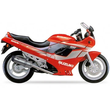 Suzuki Gsx 600 [IXIL] - Silenciador hexoval acero inoxidable / tapa negra