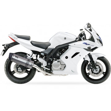 Suzuki Sv 650 [IXIL] - Silenciador hexoval acero inoxidable / tapa negra