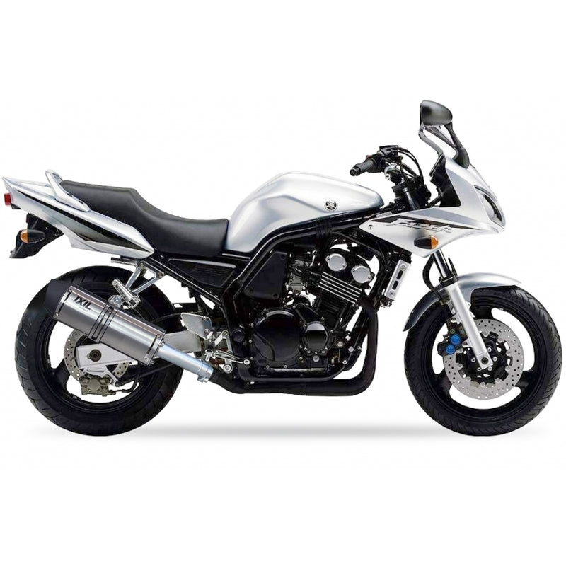Yamaha Fzs 600 [IXIL] - Silenciador hexoval acero inoxidable / tapa final acero inoxidable negro - OY9063VSE