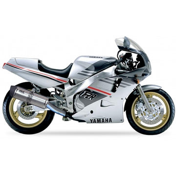 Yamaha Fzr 1000 [IXIL] - Silenciador hexoval acero inoxidable / tapa final acero inoxidable negro - OY9081VSE