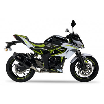 Kawasaki Ninja [IXIL] - Silenciador hexagonal acero inoxidable negro / acero inoxidable negro - OK7037VSEB