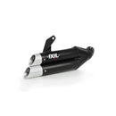 Honda CBR 500 R ABS PC44 [2013-2015] - Silenciador Hyperlow acero inoxidable negro / tapa final aluminio - XH6333XB