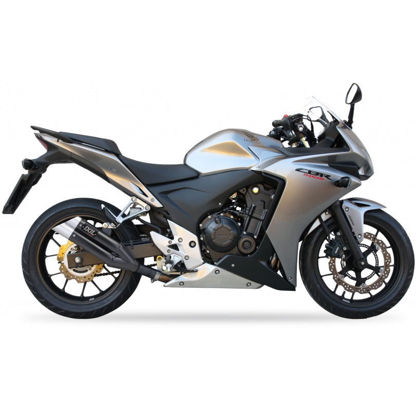 Honda CB 500 F ABS PC45 [2013-2015] - Silenciador Hyperlow acero inoxidable negro / tapa final aluminio - XH6333XB
