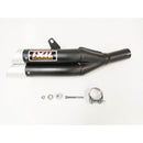 Honda CB 500 X ABS (PC 46) [2013-2016] - Hyperlow Endtopf Edelstahl schwarz / Endkappe Aluminium - XH6333XB