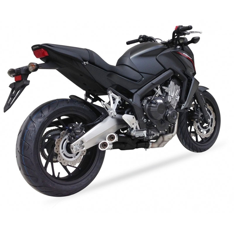 Honda Cb 650 R Neo Sports Cafe [IXIL] - Sistema completo Hyperlow acero inoxidable negro / aluminio pulido - XH6356XB