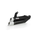 Honda Nc 700 [IXIL] - Silenciador Hyperlow acero inoxidable negro / tapa final aluminio - XH6362XB-1