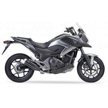 Honda Nc 700 [IXIL] - Silenciador Hyperlow acero inoxidable negro / tapa final aluminio - XH6362XB - 0