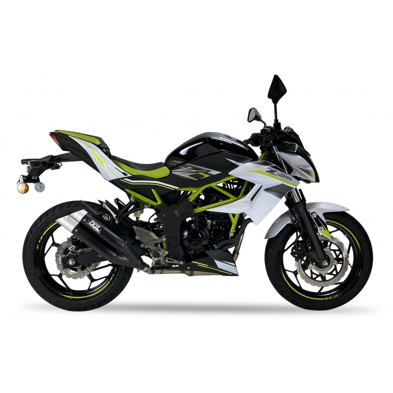Kawasaki Ninja [IXIL] - Silenciador Hyperlow acero inoxidable negro / tapa final aluminio - XK7337XB