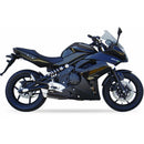 Kawasaki Er 6 F [IXIL] - Silenciador Hyperlow acero inoxidable negro / tapa final aluminio - XK7351XB