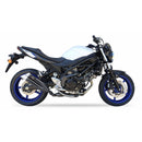 Suzuki SV 650 X ABS [2018-2024] - Hyperlow Endtopf Edelstahl schwarz / Endkappe Aluminium - XS8333XB