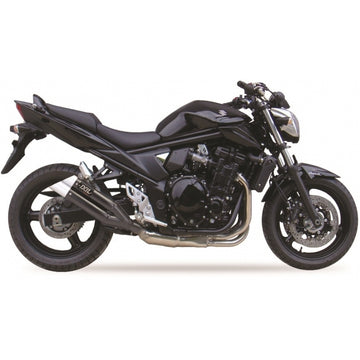 Suzuki Gsf 650 [IXIL] - Silencioso Hyperlow acero inoxidable negro / tapa final aluminio - XS8357XB