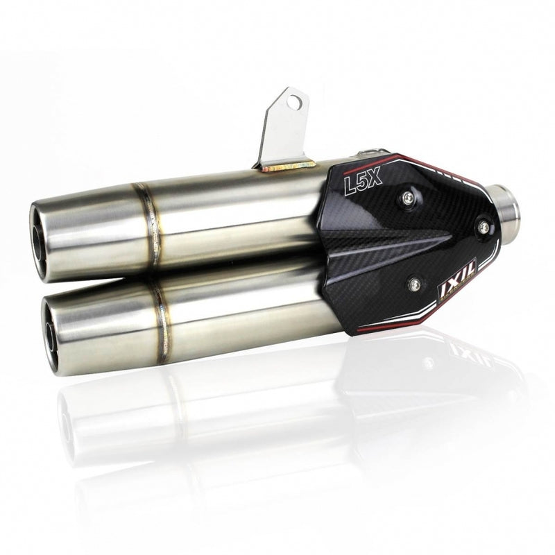 Kymco Ak 550 [IXIL] - Sistema completo L5X acero inoxidable pulido / acero inoxidable pulido - XK0350XS