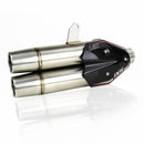 Kymco Ak 550 [IXIL] - Sistema completo L5X acero inoxidable pulido / acero inoxidable pulido - XK0350XS