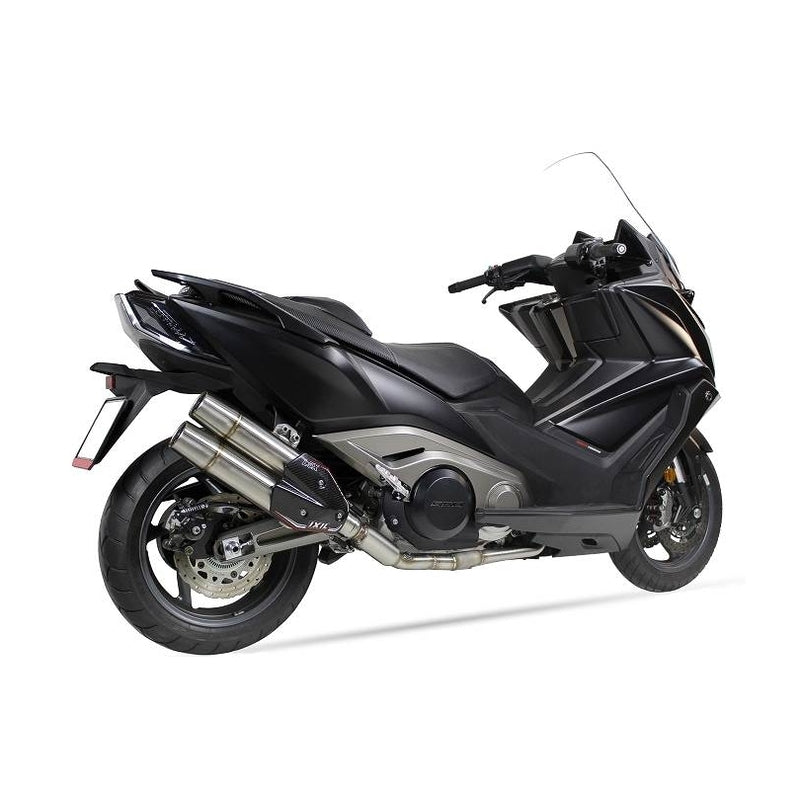 Kymco Ak 550 [IXIL] - Sistema completo L5X acero inoxidable pulido / acero inoxidable pulido - XK0350XS