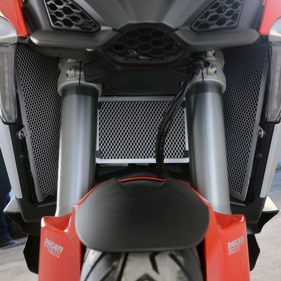 Ducati Multistrada V4 S Sport [2021-2023] - Kühlerschutzgitter Rot - Ducati Multistrada V4S