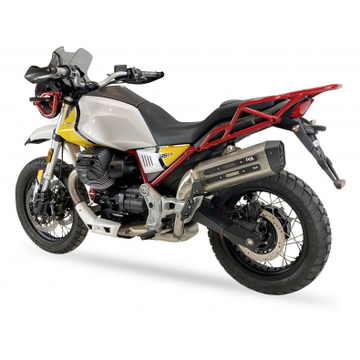 Moto Guzzi V 85 TT Centenario [2022] - MXT Silencer stainless steel - Moto Guzzi V85 TT - EM3037SS