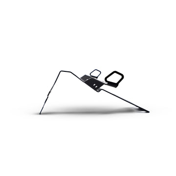 Ducati 950 Hypermotard RVE [2021-2025] - Kennzeichenhalter Schwarz - Ducati Hypermotard 950 (Einzelauspuff seitlich)