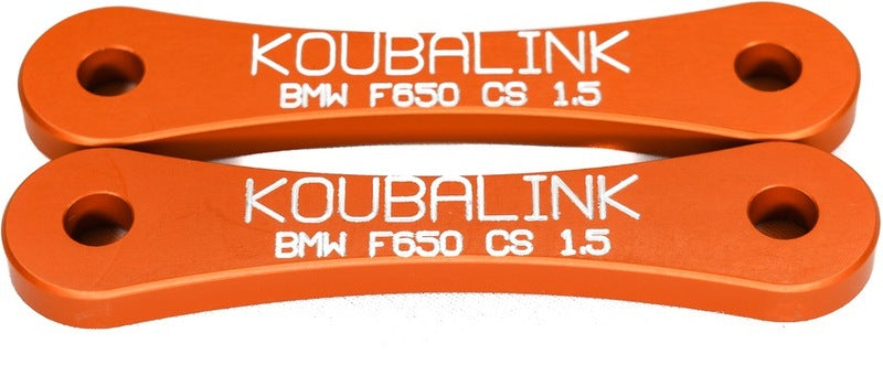 Bmw F 650 Cs Scarver [KOUBALINK] - Kit de rebaje (38,1 mm) Naranja - BMW F650CS