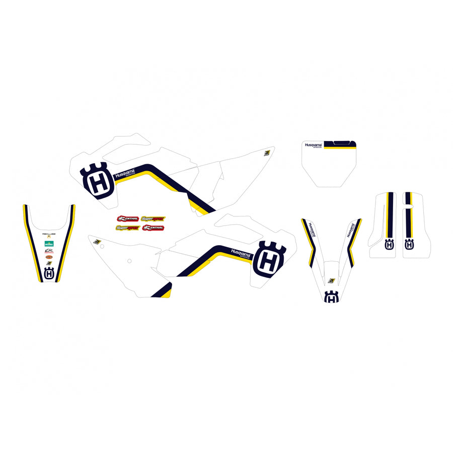 HUSQVARNA TC 250 [2023-2024] - Retro-Aufkleber-Kit - Husqvarna FC/TC