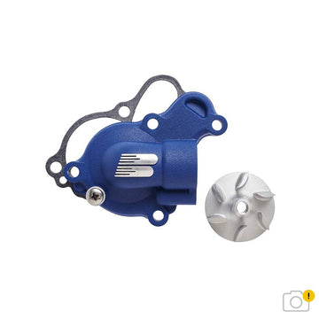 KTM 450 EXC [2014-2016] - SuperCooler Wasserpumpendeckel + Impeller-Kit - Blau